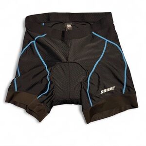 Souke Sports Padded Cycling Shorts XL Black Bike Shorts MTB Spin Peloton